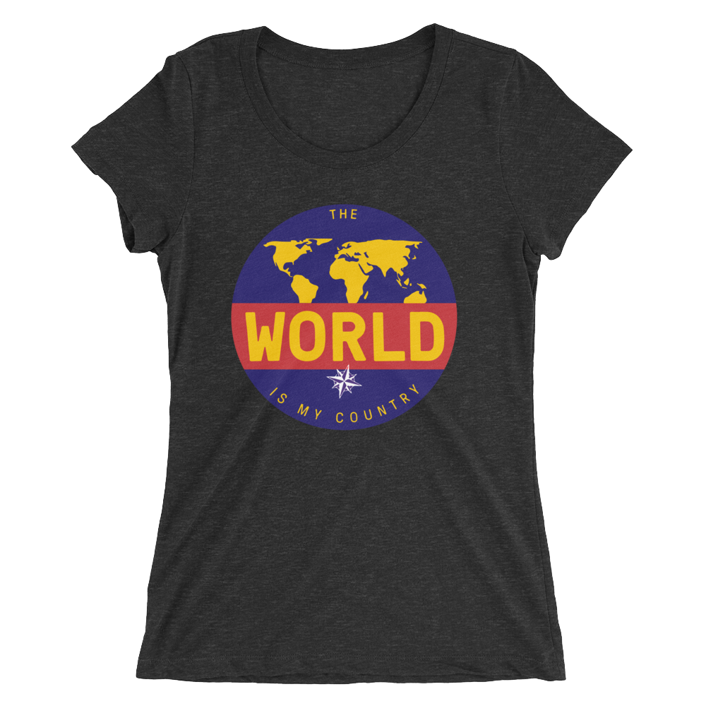 'The Traveler' Front Print Ladies' short sleeve t-shirt