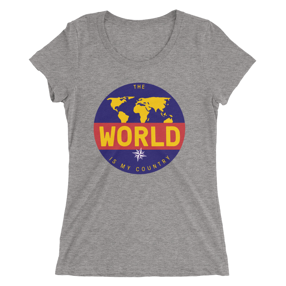 'The Traveler' Front Print Ladies' short sleeve t-shirt