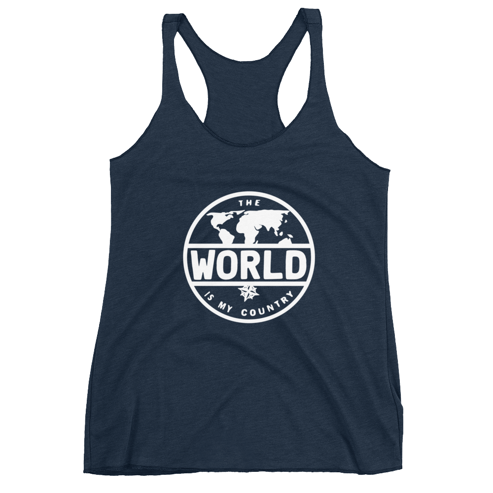 'The World' Women's Racerback Tank