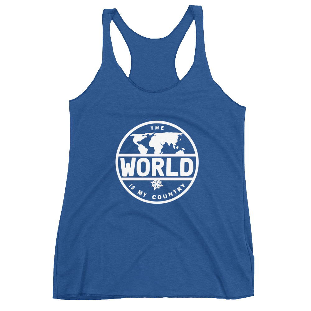 'The World' Women's Racerback Tank