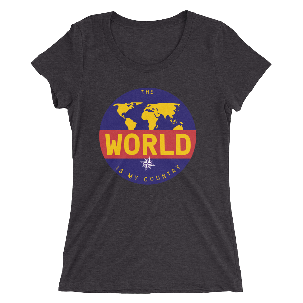 'The Traveler' Front Print Ladies' short sleeve t-shirt