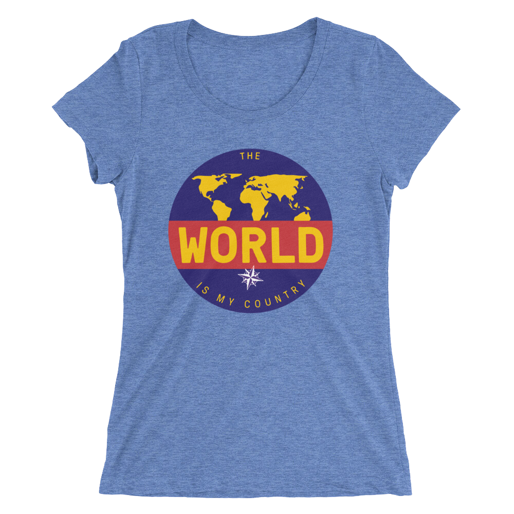 'The Traveler' Front Print Ladies' short sleeve t-shirt