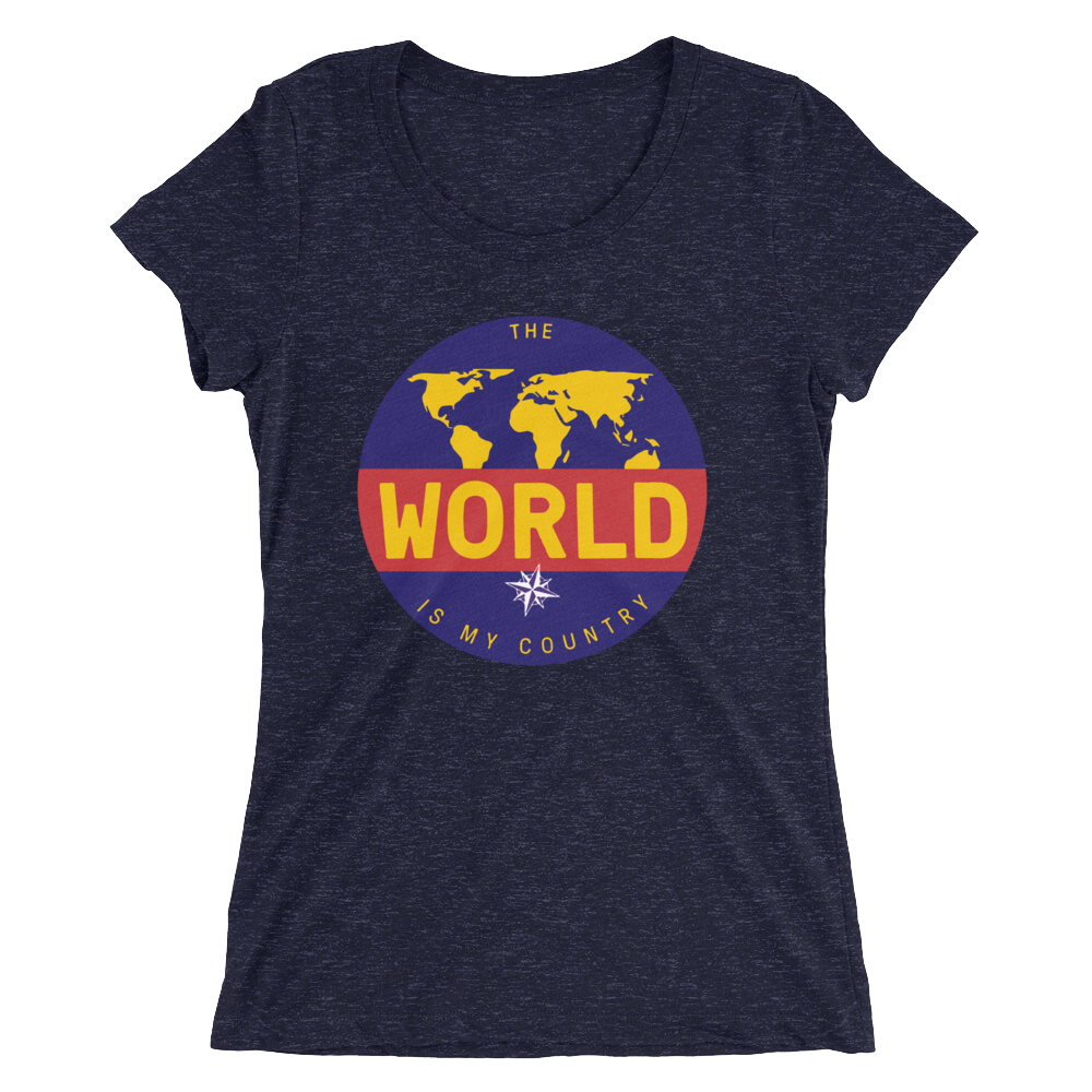 'The Traveler' Front Print Ladies' short sleeve t-shirt
