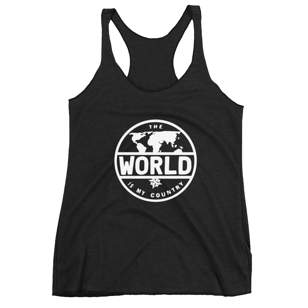 'The World' Women's Racerback Tank