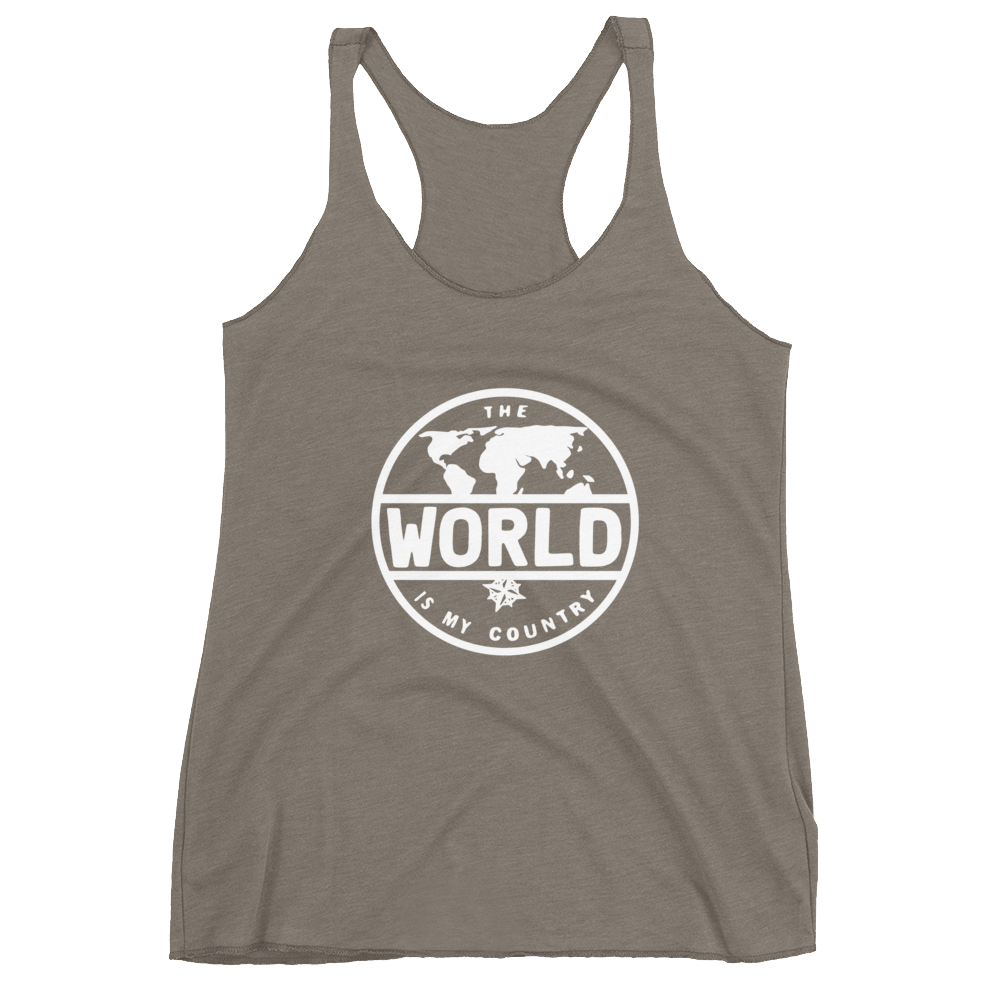 'The World' Women's Racerback Tank