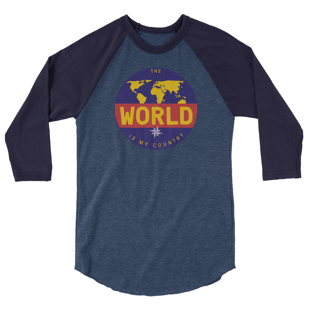 Traveler 3/4 sleeve raglan shirt