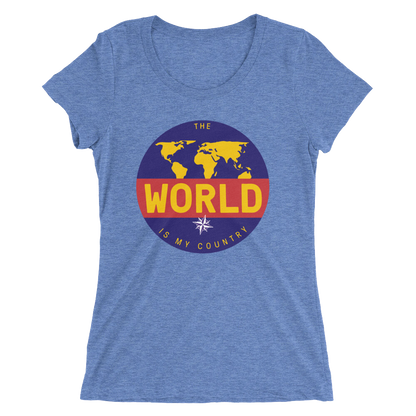 'The Traveler' Front Print Ladies' short sleeve t-shirt